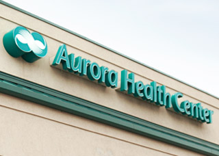 Aurora Health Center Marquee